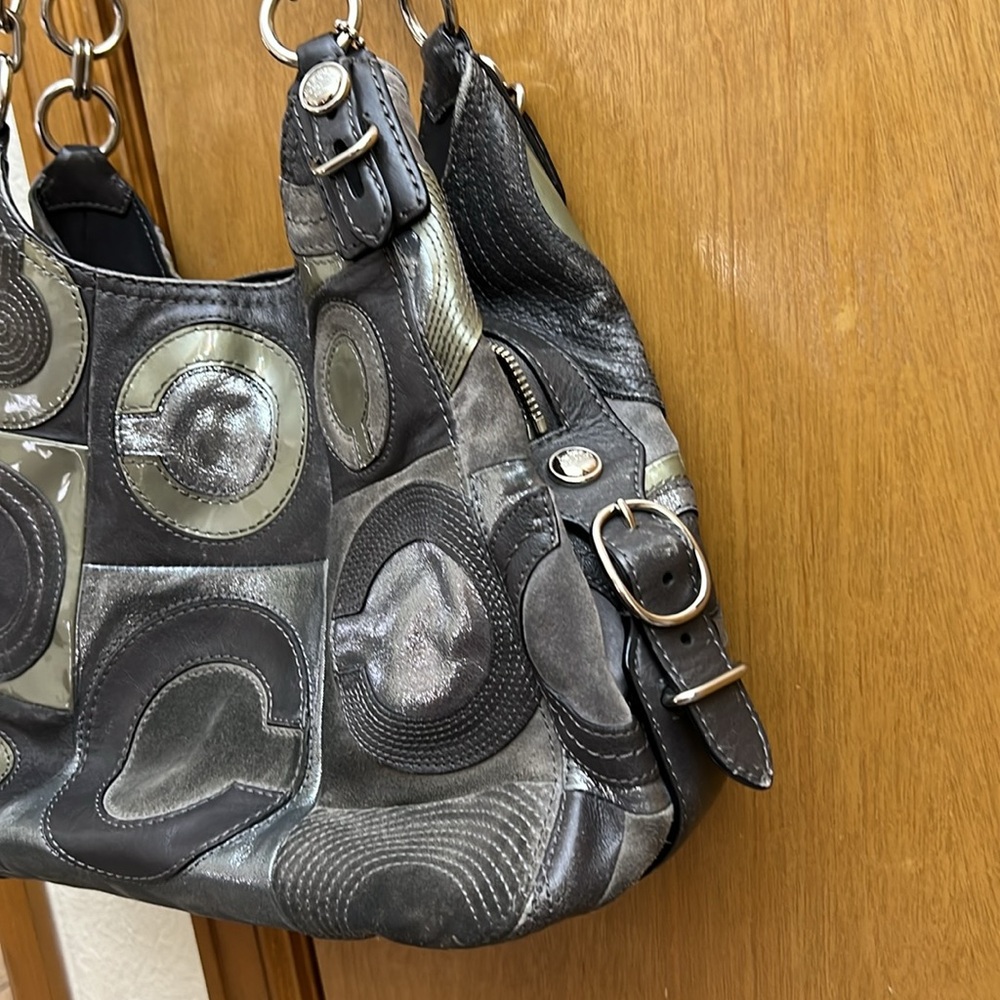 COACH Madison Maggie inlayed patchwork bag - Picture 3 of 13